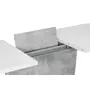 Kép 3/3 - Caly 110/145 cm fehér-beton szürke bővíthető étkezőasztal