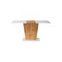 Kép 3/7 - Caly 110/145 fehér-wotan tölgy bővíthető étkezőasztal bővítéssel