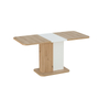Kép 4/4 - Next bővíthető étkező asztal 110(145)x68 artisan tölgy/ matt fehér