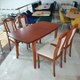 Kép 1/5 - Martha bővíthető étkezőasztal Avana székekkel cseresznye színben