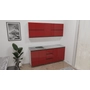 Kép 3/3 - Carmen 200 cm kész konyhabútor, magasfényű piros enterior
