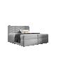 Integrale 160x200 ágyneműtartós boxspring ágy ZÖLD