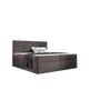 MIL - Integrale 160x200 ágyneműtartós boxspring ágy SÖTÉTBARNA